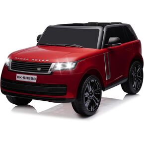 24V 7AH 2 مقعدين ركوب Land Rover Ride On Car Toy W/Parent Remote Control ، MP3 Player ， Black