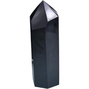 AMOYSTONE Large Crystal Wand Tower Sphalerite Geode Round Electroplated Multicolour for Healing Reiki, Chakra, Home Décor Irregular 2-2.5 LBS