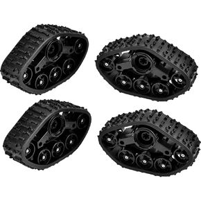 4pcs RC Car Tyre Wheel Rubber Crawler Tyre لـ WPL 1/16 RC Military Truck