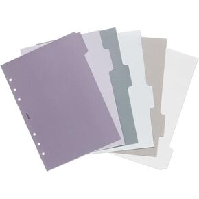 FILOFAX Norfolk Collection A5 Dividers, 8.26-inch Height