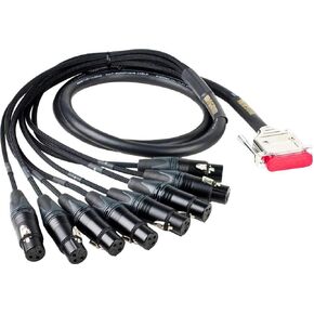 Mogami Gold DB25-XLRF-05 Analog Recorder Cable, 8 Channel, DB25 to XLR-Female, 5 ft.