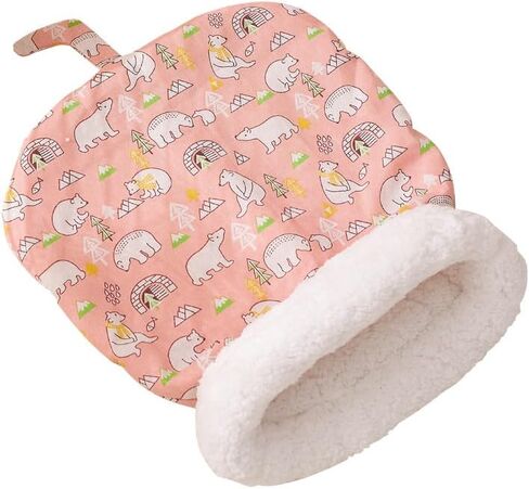 Soft & Safe Cat Tunnel Sleep Bag Bed Cozy Hideway for Kitty's Comfort (Pink, Large) in Saudi Arabia
