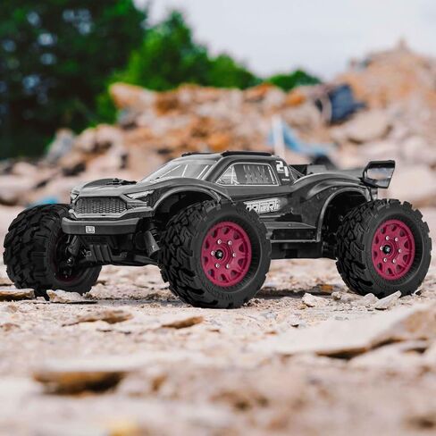 عجلات وإطارات OGRC 12 مم/14 مم إطارات شاحنة RC مع إدراج الرغوة لـ 1/10 ARCRMA GRANITE LOSI REDCAT RC4WD RC Monster Truck (Green) in Kuwait