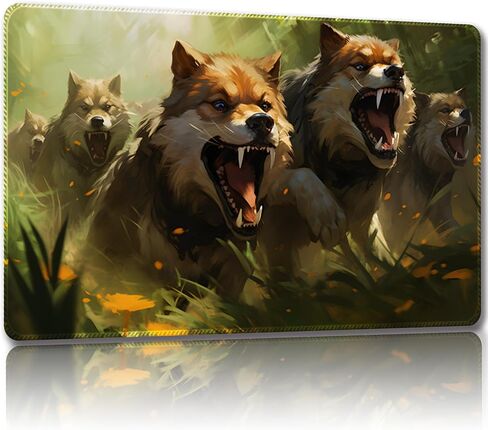 Playmat لـ MTG ، مع أكياس تخزين مجانية ، حصيرة اللعبة 24 × 14 بوصة ، TCG و Game Mat للبطاقات (العادية ، Magic Mat 22) in Kuwait