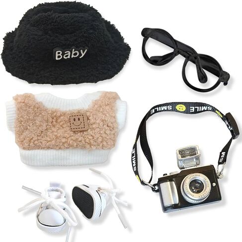 Clothes for Doll Chic Style Outfit for Dolls Accessories Clothes 5-Piece(NO Doll) in Saudi Arabia
