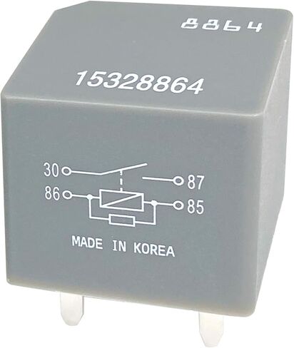 2-Piece 15328864 Relay 40A 12VDC 4-Pin Compatible for Select Chevrolet GMC Impala Silverado Pontiac Grand Prix GM Buick in Saudi Arabia