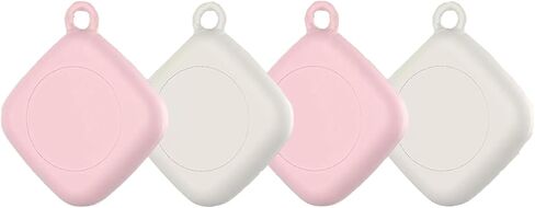 [4 Pack] Case for Tile Mate Tracker 2022 with Waterproof Cover, Soft Silicone Skin Full Body Protective Cover with Carabiner Accessories (Pink Blue) in Saudi Arabia