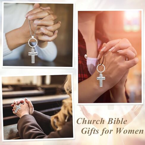 25 Sets Church Mothers Day Gifts Bulk Bible Verse Pen Cross Keychain Blessed Mom Christian Party Favors Gifts for Mother in Saudi Arabia