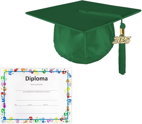 كاب التخرج اللامع والجنسين في مرحلة ما قبل المدرسة مع شهادة الدبلوم in Kuwait