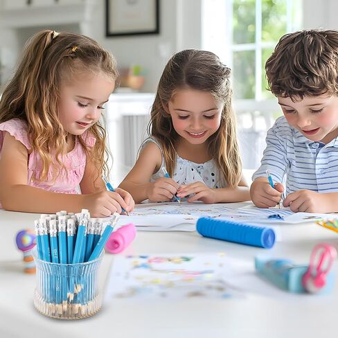 ZWlOT Golf Pencils with Eraser, #2 HB Half,4" Mini,Pre-Sharpened,120/200/320 Count Pencils Wood Cased Short for Classroom, Office, School, Wedding and Party Game (White,Mini, 120) in Kuwait