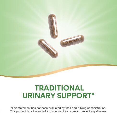 Nature's Way Uva Ursi – 1,110 mg per 3-capsule Serving - Traditional Urinary Support* - Non-GMO Project Verified - Herbal Dietary Supplement - Gluten Free - 100 Vegan Capsules in Saudi Arabia