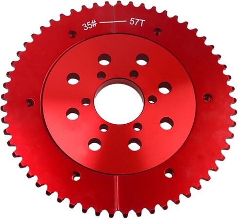 Split Sprocket Adapter for Predator 212cc 196cc 420cc 301cc for Coleman CT200U CT200U-EX BT200X CT100U Baja TrailMaster MB200 MegaMoto B212 Motovox MBX11 Doodlebug DB30 Minibike Go Kart Red in Saudi Arabia
