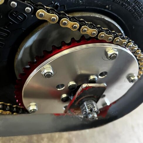 Split Sprocket Adapter for Predator 212cc 196cc 420cc 301cc for Coleman CT200U CT200U-EX BT200X CT100U Baja TrailMaster MB200 MegaMoto B212 Motovox MBX11 Doodlebug DB30 Minibike Go Kart Red in Saudi Arabia