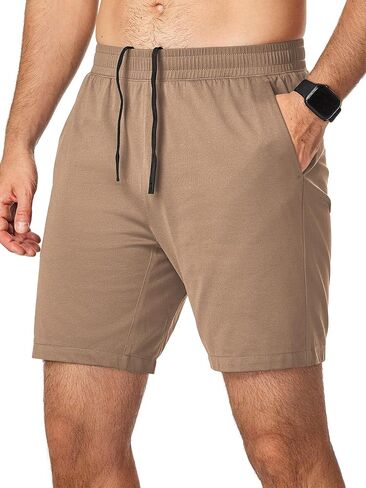 JMIERR Mens Running Shorts 7 Inch Lightweight Quick Dry Running Sports Athletic Gym Shorts with Zipper Pocket in Kuwait