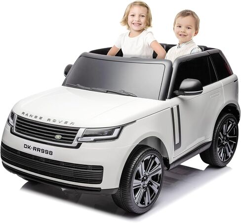 24V 7AH 2-Seater Licensed Land Rover Ride On Car Toy w/Parent Remote Control, MP3 Player，Black in Saudi Arabia