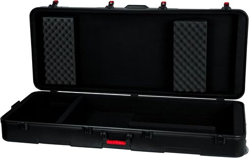 Gator Cases Frequent Flyer's Series Molded Flight Case for 61-Note Keyboards with TSA Approved Locking Latches and Recessed Wheels, (GTSA-KEY61) in Kuwait