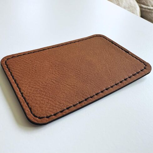 Leather Patches for Hats (10 Pack) 1.5 x 2in, Leather Patches for Laser Engraving, Adhesive Patch (Rectangle) in Saudi Arabia