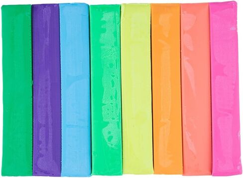 Craft County Modeling Clay – 1 lb (Eight Assorted Color Bars) – Use for Claymation, Models, and Stop Motion (Primarys) in Kuwait