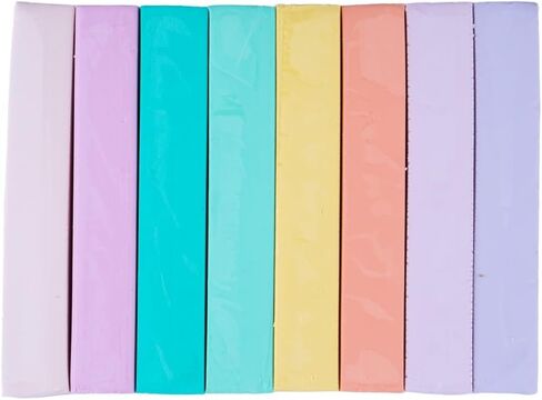 Craft County Modeling Clay – 1 lb (Eight Assorted Color Bars) – Use for Claymation, Models, and Stop Motion (Primarys) in Kuwait