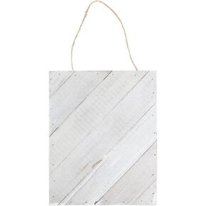 Hampton Art Plank قطري 8 "× 10" أبيض ، خشب ، علامة خشبية فارغة ، فراغات ، لويحات خشبية ، علامات فارغة للحرف اليدوية ، علامة خشبية فارغة ، ألواح للحرف اليدوية