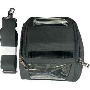 Carrying Case for Zebra ZQ520 & ZQ521 - Portable Thermal Label Printer Bag with Shoulder Strap, Easy Transport and Protection, Convenient Label Access, Black
