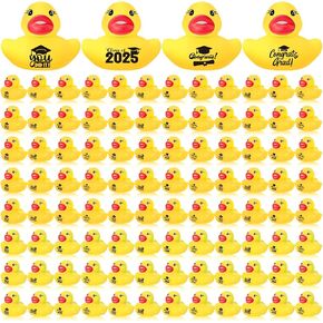 200 Pcs Valentine's Day Rubber Ducks Assorted Rubber Duckies Bulk Mini Pool Bath Ducks Small Tiny Rubber Ducky Bath Toy Ducks for Party Favors Classroom Exchange Gifts
