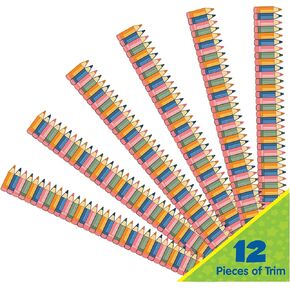 Eureka 845694 Wild Wild Classroom Southwest Classroom and Bulletin Board Trim للمعلمين ، بعرض 2.25 "مع مجموع 37 قدمًا ، 12 شريطًا