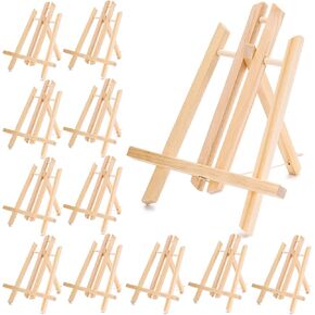 Tosnail 12 Pack 11 "Art Easel Stand Tabletop Wooden Display Display Display Display Display for Artist ، الطلاب ، البالغين ، طلاء الأطفال