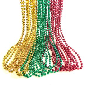 75 Pcs Mexican Cinco De Mayo Party Beads Necklaces Cinco De Mayo Themed Necklaces Party Favors Decoration Accessories