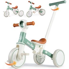 LOL-FUN TRICECY للعب الأطفال الصغار 1-3 سنوات ركوب لعبة ، 5 في 1 Baby Balance Bike Boys 2 Year