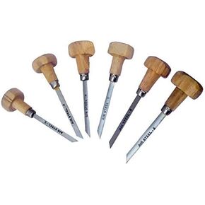 مجموعة جديدة من 6 Gravers Jewelers Clock Gunsmith مجموعة أدوات يد نقش