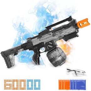 Gel Ball Blaster Electric Toys Gun بندقية تلقائية كاملة ، ألعاب الكرة العالية ذات السرعة العالية في الهواء الطلق (أسود)
