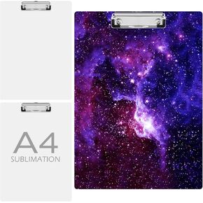 Seajan 3 PCS Sublimation الحافظة فارغة فارغة ملف حافظة أبيض قياسية A4 الحرف حجم 12.4 × 8.9 بوصة مع مكتب نقل حراري منخفض الممرضات للممرضات المحامين المحامين