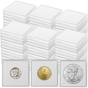 80 PCS COIN ANDERSIONS HOURSIONS ، و CLEAR COON COON WATH 5 SIZE Sponge Gamkets 20/25/35/35/40MM ، وألواح عملة بلاستيكية وحماية من عملة العملات لمجموعة جمعيات الدولار الفضية ، وأبيض.