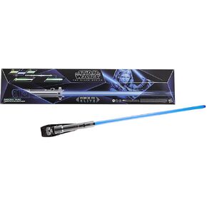 Star Wars the Black Series Ahsoka Tano Force FX Elite Lightsaber مع LEDs المتقدمة والمؤثرات الصوتية ، عنصر لعب الأدوار القابل للتحصيل للبالغين