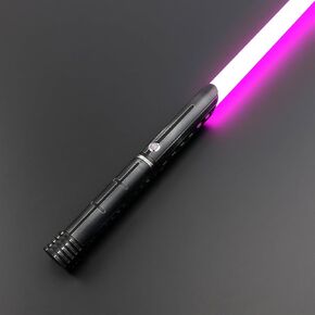 Lightsaber Dueling Light Saber 12 RGB Colors & 16 Fonts Sound ، Force Force FORGE FX مع مقبض تجويف رجعية ، سابر الضوء للبالغين ، تأثيري ، Props Cosplay Halloween (41.73 بوصة)