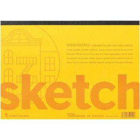 Maruman Soho501 Soho Series Sketchbook ، B5 ، 100 ورقة