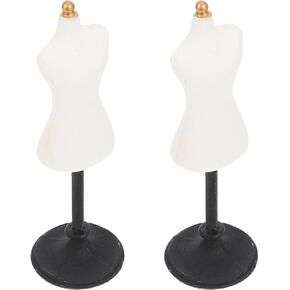 Totority 2PCS Mini Donquin Doll Doll Adminter Assolds للملابس ارتفاع قابل للتعديل لعرض Doll Cloths Showcase وعرض البيع بالتجزئة