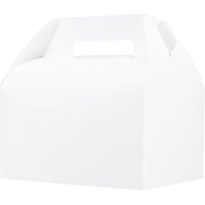 UNICOPAK 20 Pack 10x7x7.5 Extra Gable Boxes White White Towned Joundn