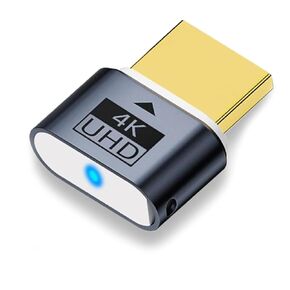 HDMI Interface Analog Plug 4K Display Emulator Host Display Disk Runs Better HDTV Interface Deceiver Adapter Compatible with Windows Mac OSX Linux Support 4kx2k 2160P 1080p (3)