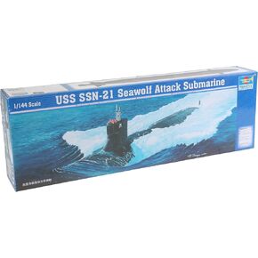 عازف البوق 1/144 USN Seawold SSN21 هجوم طراز طراز غواصة
