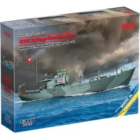 ICM S.012 - KFK Kriegsfischkutter ، WWII القارب الألماني متعدد الأغراض - المقياس 1: 144