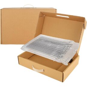 CertBuy 2 Pack Laptop Shipping Box, Laptop Box for Shipping With Air column bag, Fit Most 15～16 Inch Laptop Screen Sizes Sturdy Boxes and Air Cush