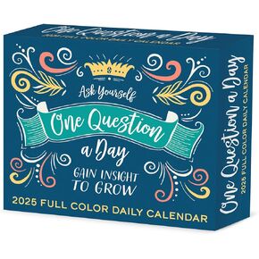 One Question A Day 2025 6.2" x 5.4" Box Calendar