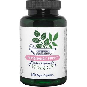 Vitanica Pregnancy Prep, Reproductive System Support, Vegan, 120 Capsules