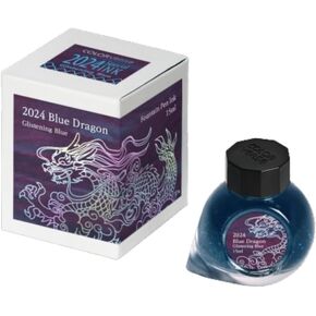 COLLOWVERVERS 2024 Ink - Blue Dragon Glistening Blue (15 مل) حبر القلم