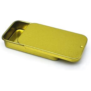 2 Pcs Tinplate Bird Training Feeder Push-Pull Food Jar Treat Box Storage Container for Parrot Budgerigar, Gold