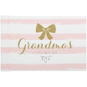 كارتر BP73-14075 Pink و White و Gold Mini Baby Photo Brag Book ، 60 صفحة