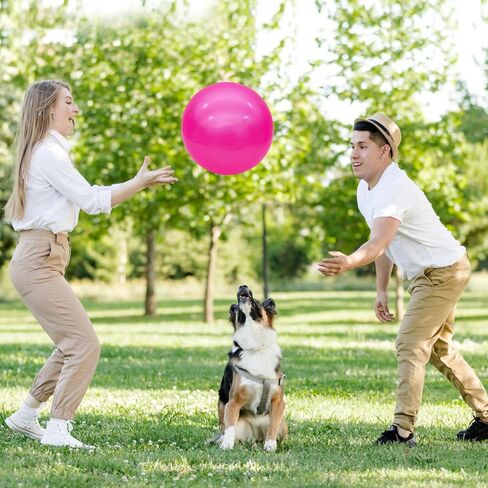 6 Pcs 6 Inch Inflatable Bouncy Balls, with 1 Hand Air Pump in Kuwait