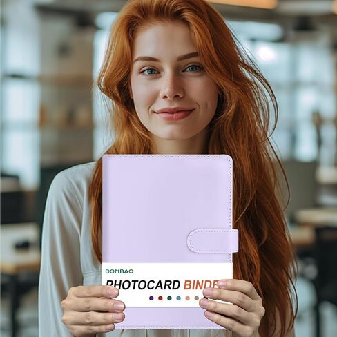 A5 Kpop Photocard Binder, 6 Ring Binder Collector’s Album with 240 Card Slots, PU Leather Cover for Organizing K-Pop, Trading Cards, Game Cards & Memorabilia (Blue) in Kuwait